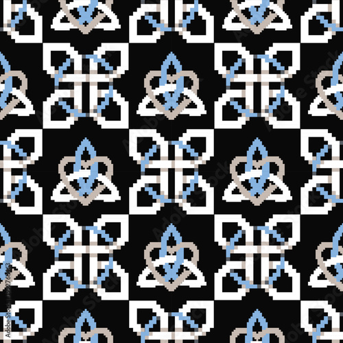 Seamless geometric patterns designed for wallpaper, backgrounds, fabric, clothing, decoration, gifts, and ceramics.