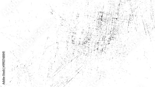 Grungy black brush texture with rough scratches and worn distressed background vector illustration