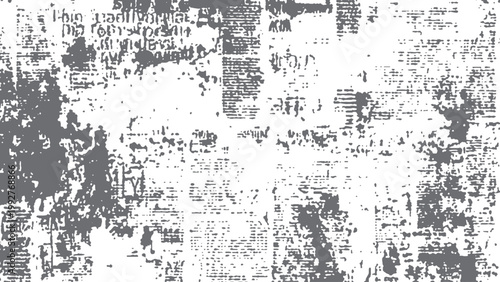 Abstract distressed floor overlay with black and white seamless grunge cement and stucco wall texture vector design