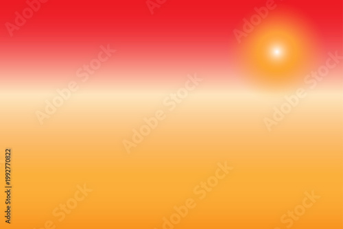 Vibrant gradient sunset a warm and colorful atmospheric display