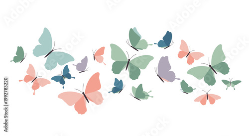 A delicate butterfly graphic creates a feeling of grace and transformation, perfect for website design, feminine branding, or adding a touch of whimsy