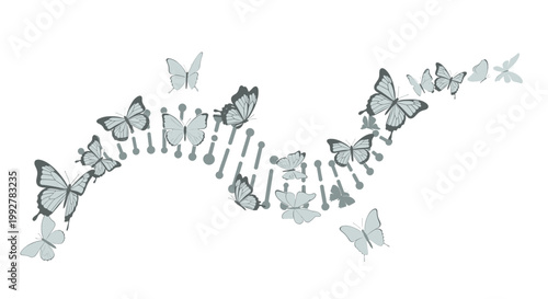 Delicate butterflies in flight evoke feelings of transformation and freedom, perfect for website design, social media content, or branding projects.