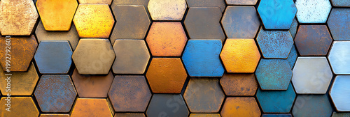 abstract background of colorful cubes