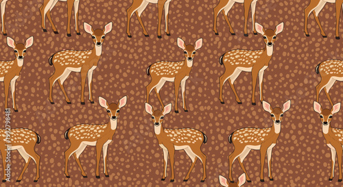 A charming illustration of a fawn, evoking a sense of tranquility and connection to nature. Ideal for children's books, educational materials, or envi