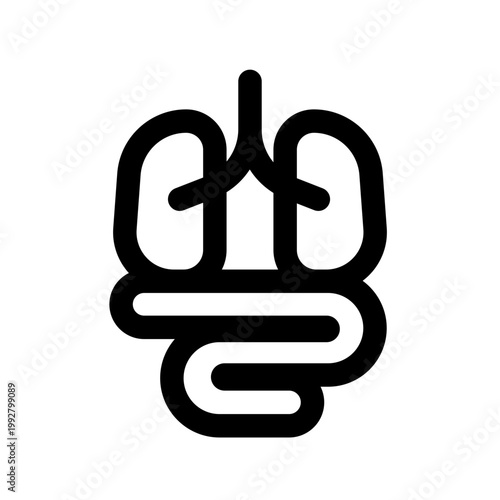 internal line icon perfect for healthcare flyers, medical presentations, hospital brochures, health awareness posters, and wellness social media content