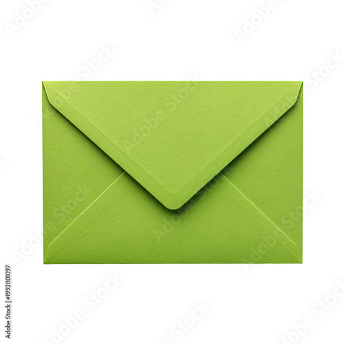 Envelope Symbolizing Mail Delivery isolated on White - Professional Image Usage