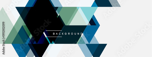 Abstract geometric shapes, blue, gray, white. Modern design, clean lines, minimalist aesthetic. Text reads background. Simple, elegant composition.