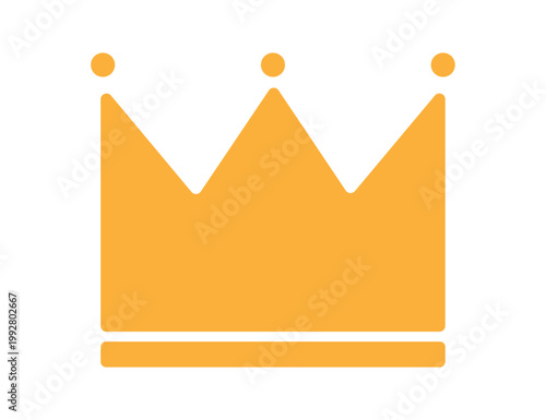 シンプルな王冠のアイコン