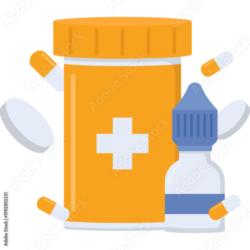 Flat Medicine Vector