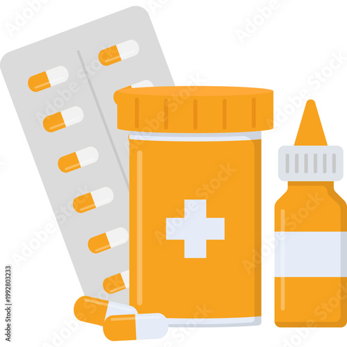 Flat Medicine Vector