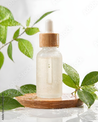  Transparent Glass Serum Bottle
