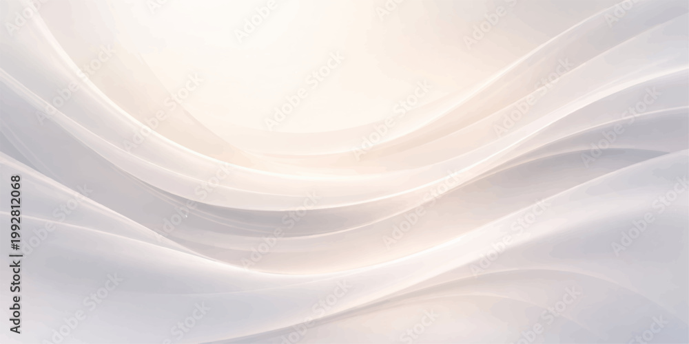 Obraz premium Elegant flowing blue silk background with soft white waves and a smooth satin texture design for an abstract textile wallpaper backdrop
