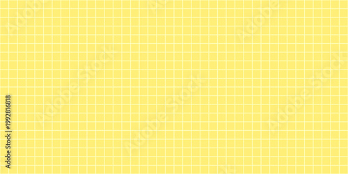 Bright geometric realistic bathroom pattern with square mosaic tiles in yellow color.vector ilustration