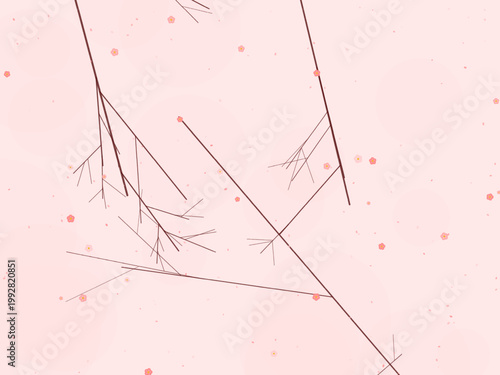 Cherry Blossom Sakura Pink Flower Pattern Design Backdrop