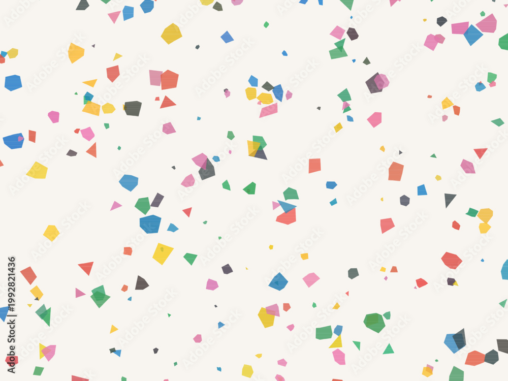 Obraz premium Pastel Terrazzo Texture Scattered Fragments Surface Design