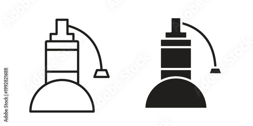 Sump pump icon. Simple outline style for web and app. Vector icon