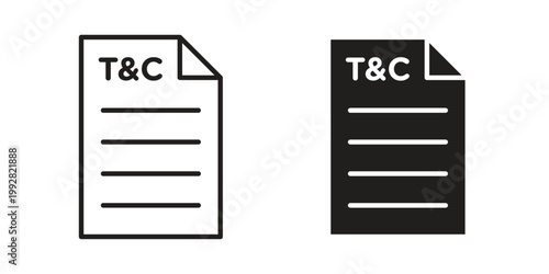 Fotografía Terms and Conditions icon