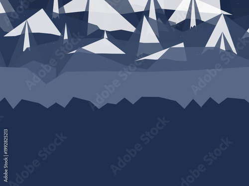 Mountain Range Landscape Pattern Outdoor Background