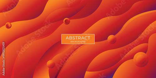 Orange Fluid Gradient Background Design