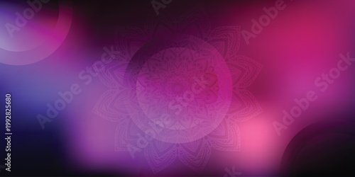 Pink Circular Gradient Background Design