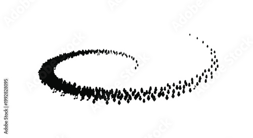 Particle swirl motion abstract background