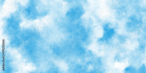 Blue sky and clouds vector background, wallpaper.