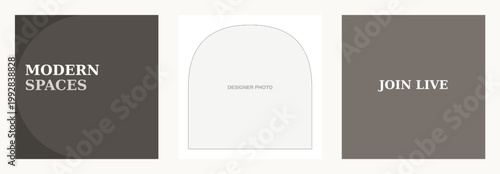 Interior Design Webinar Design Template Bundle