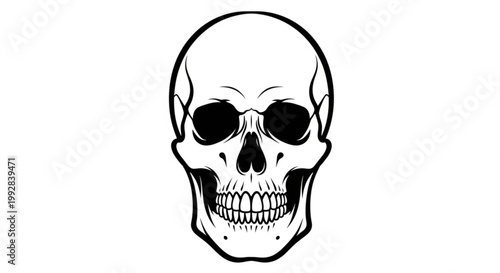 skull on black