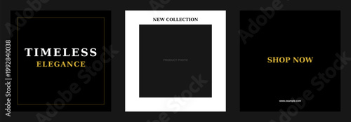 Luxury Watch and Jewelry Design Template Bundle