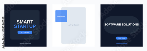 Tech Startup Software Design Template Bundle