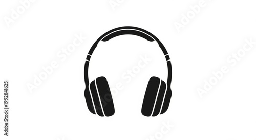 headphones isolated on white