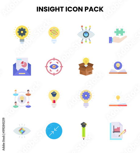 Insight Flat Design Icons Pack