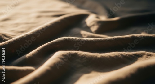 Textured Textile Delight: A close-up view of a luxuriously textured fabric, showcasing its natural folds and delicate imperfections, inviting a sensory exploration of touch and aesthetic appeal.