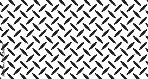 Diamond tread plate surface - vector graphic with industrial design