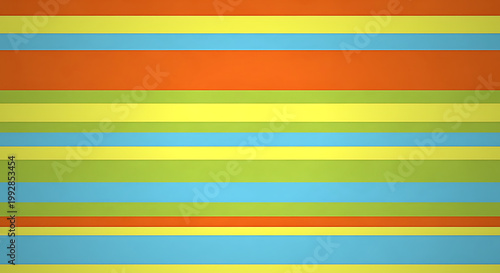 Vibrant horizontal stripes in bold colors seamless pattern