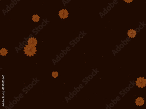 Mechanical Gear Steampunk Pattern Vintage Background