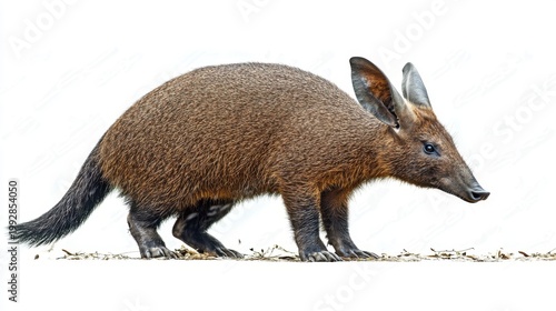 Aardvark Standing with a Curious Head Tilt