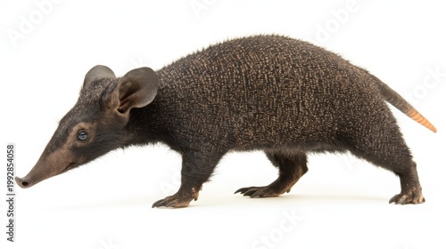 Aardvark Captured in Mid-Step Pose