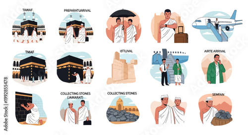 Pilgrimage to Mecca A Visual Journey of Islamic Faith and Tradition