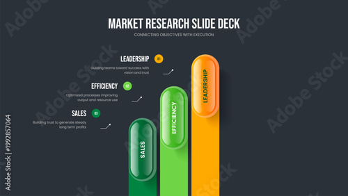 Advertising Proposal 3 Option Infographic Frame Design. Corporate Development Three Element Diagram Slide Template. Financial Forecast Presentation Layout Vector Illustration.