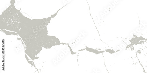 Abstract grey ink and paint texture with horizontal drip line on white background