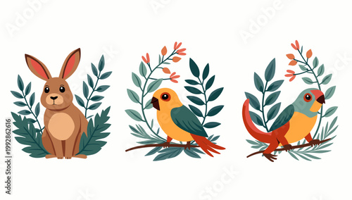 A charming and whimsical illustration of a rabbit, perfect for children's content, springtime designs, or a lighthearted marketing campaign. Evokes fe