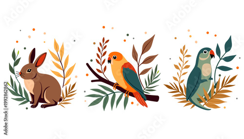 A charming illustration of a rabbit, perfect for children's media, springtime promotions, or adding a touch of whimsy to any design. The gentle aesthe