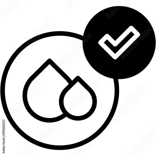 Hypoallergenic Skincare Product Vector Icon