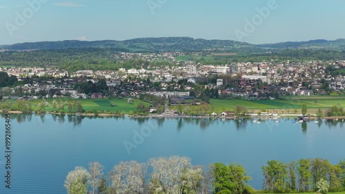 Stadt Uster Panorama Weit