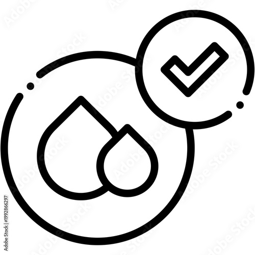 Hypoallergenic Skincare Product Vector Icon