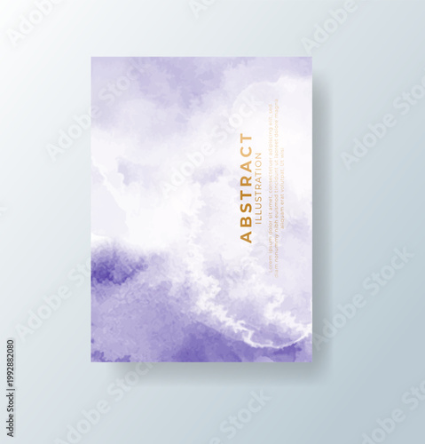 cards with bright colorful vector watercolor background. Design for your date, postcard, banner.