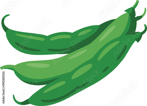 Fotografía Fresh peas in green pods.