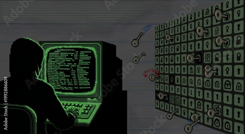 Automated Cryptographic Key Injection on Legacy Terminal via Retro Cybernetic Interface