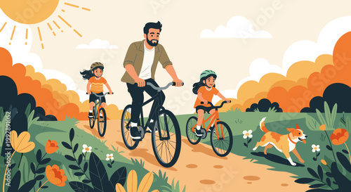 A serene and vibrant floral illustration evokes feelings of growth and optimism, perfect for springtime marketing materials or website backgrounds. It